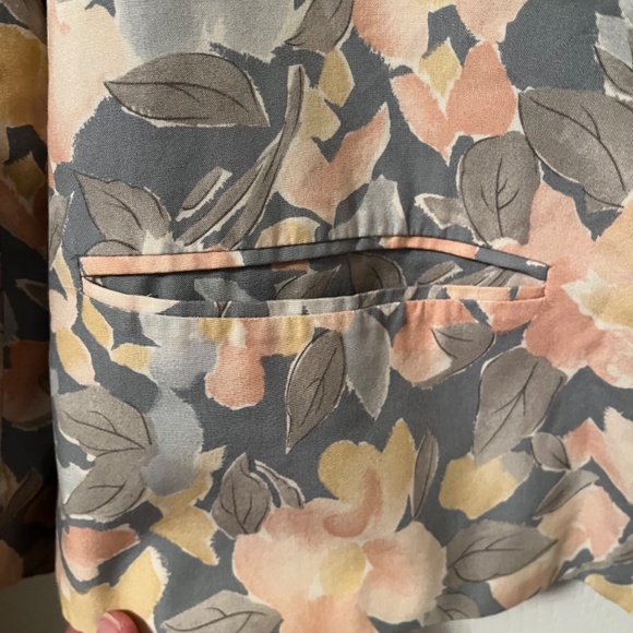 Pendleton Country Sophisticates Floral Blazer Pastel 80’s Vintage - Picture 3 of 8